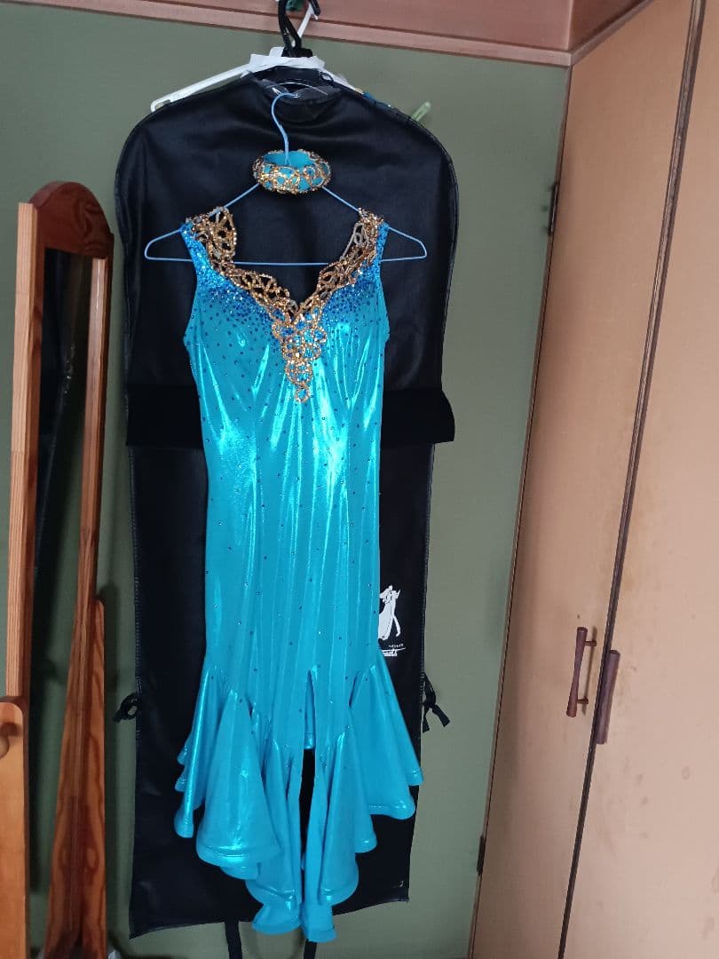 ラテンドレス、チャコット、ライトブルーM