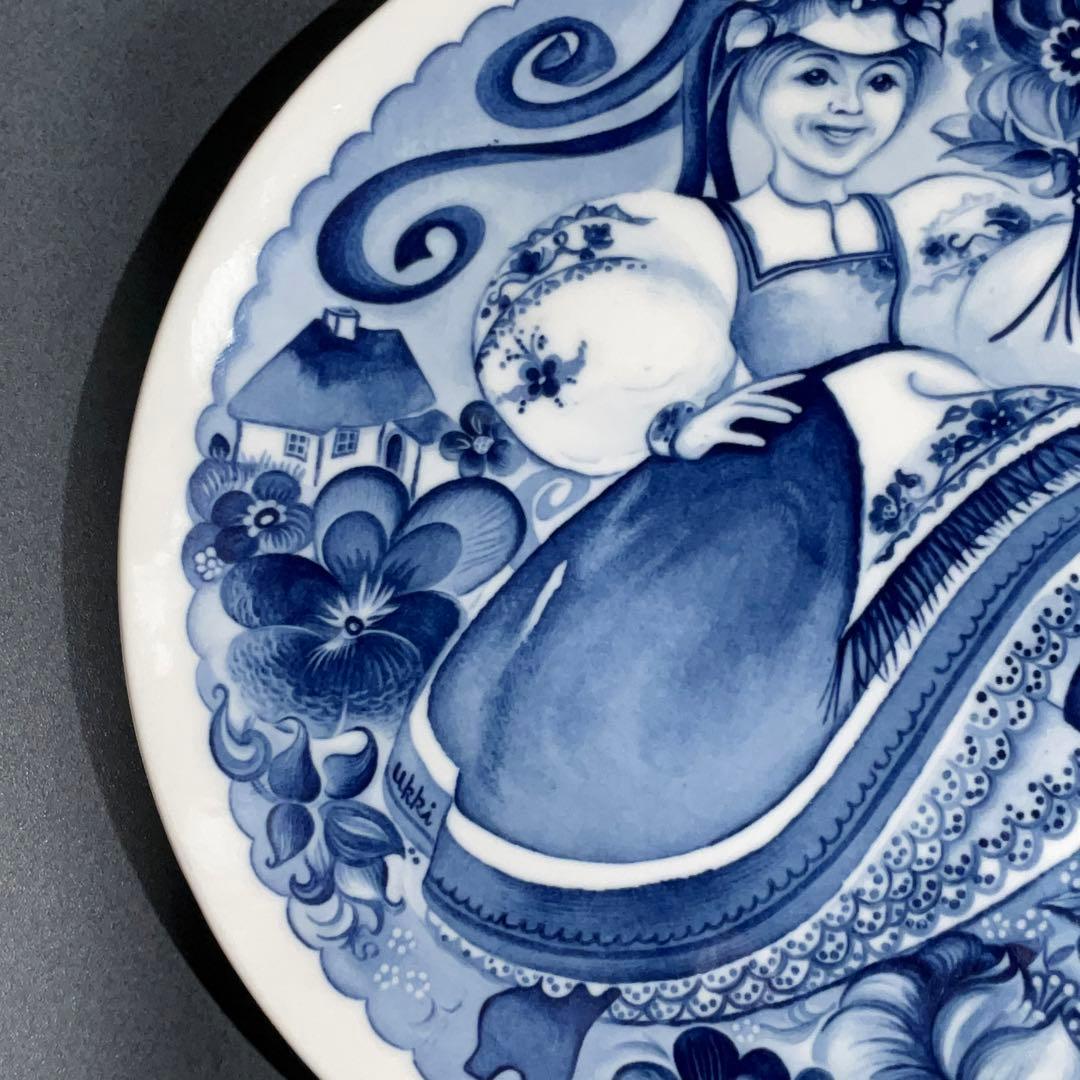 【マイセン】イヤープレート オデッサの少女　6R0834お8