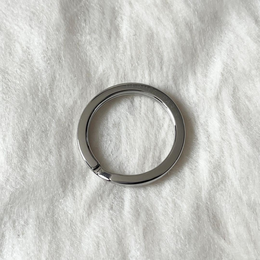 新品 HERMES エルメス ボン　ヴォヤージュ キーホルダー シルバー　新作