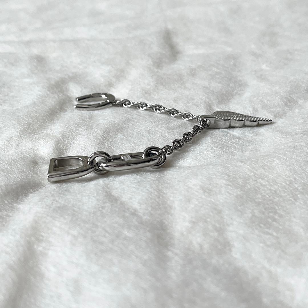 新品 HERMES エルメス ボン　ヴォヤージュ キーホルダー シルバー　新作