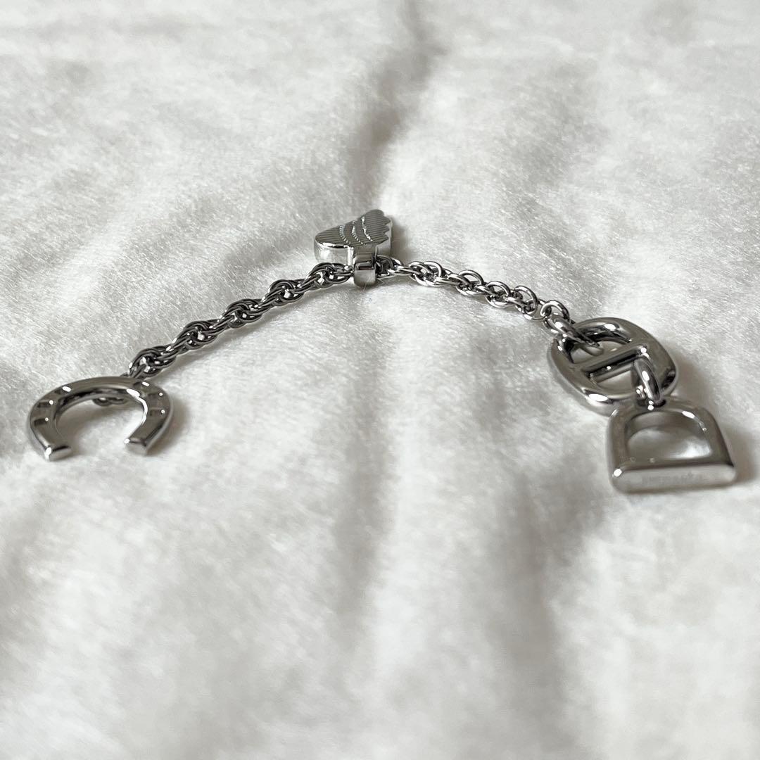 新品 HERMES エルメス ボン　ヴォヤージュ キーホルダー シルバー　新作