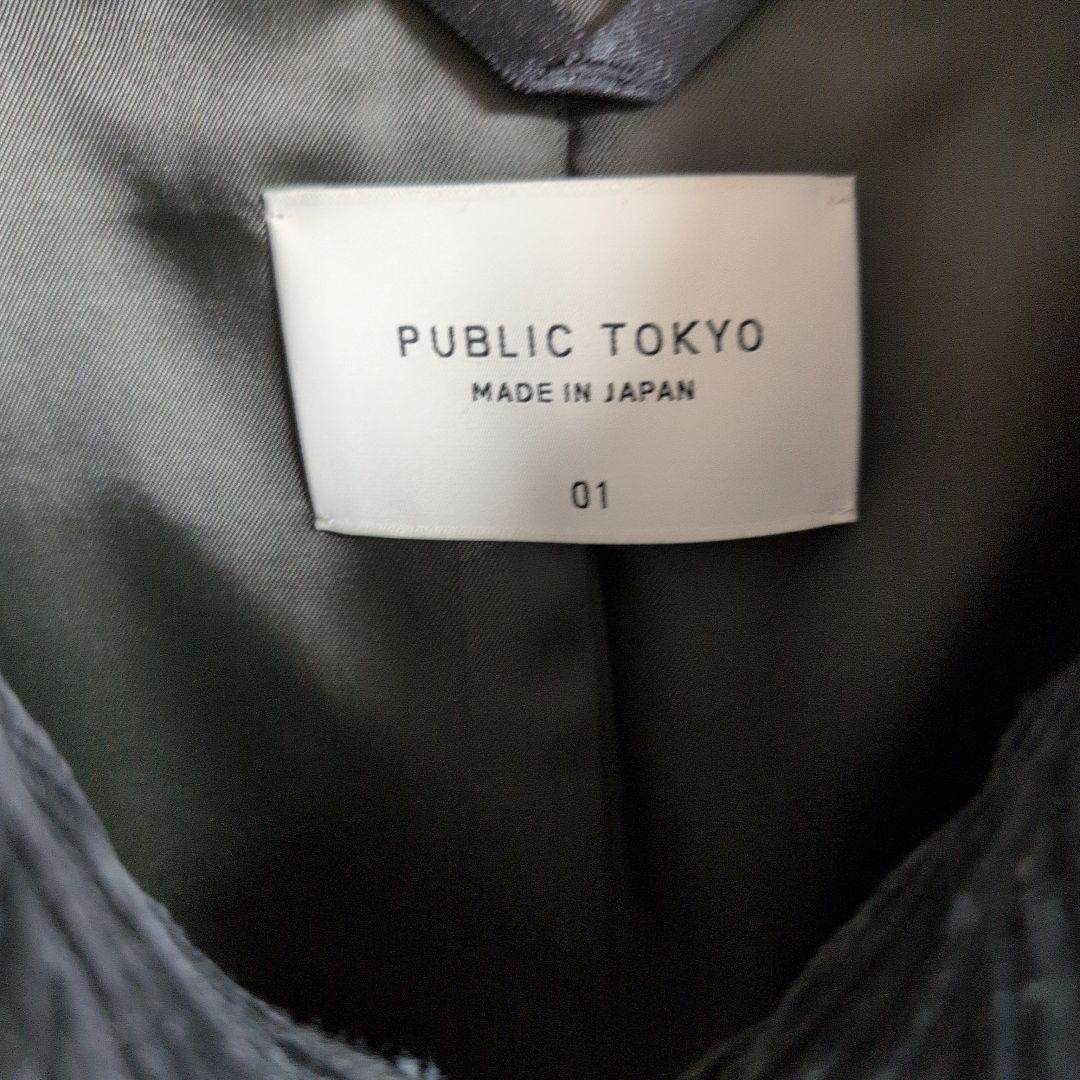 publictokyo Super140s メルトンハンティングコート