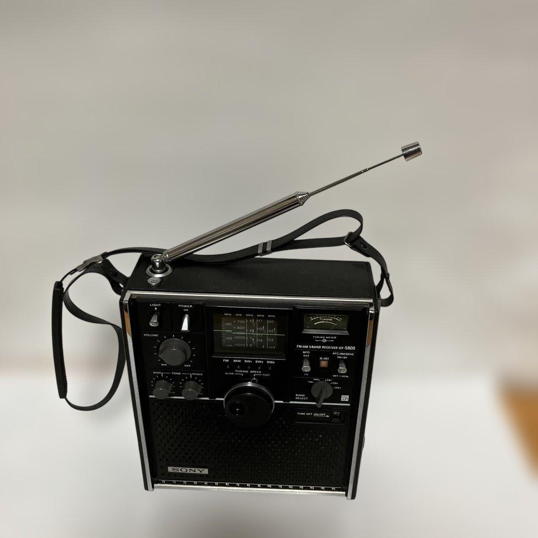 ソニーラジオ受信機　ＩＣＦー５８００　　　　　完動品