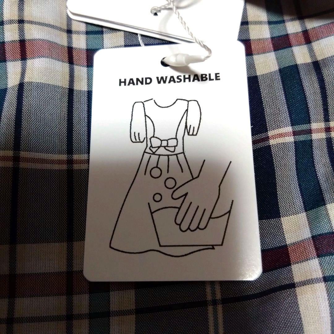 2024 チェック柄ワンピース　エムズグレイシー