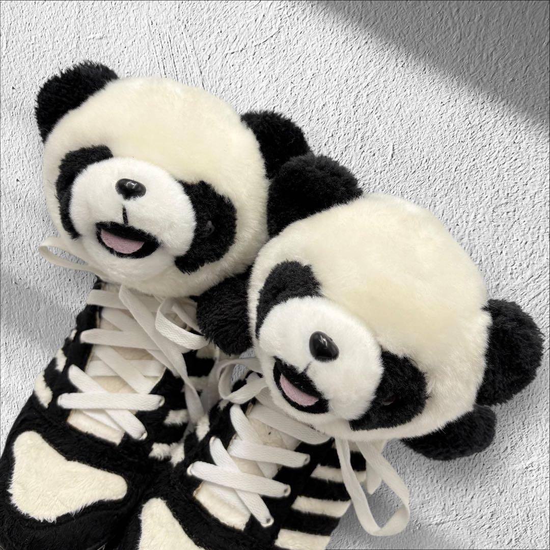 adidas×Jeremy Scott パンダ スニーカー US6 23cm - メルカリ