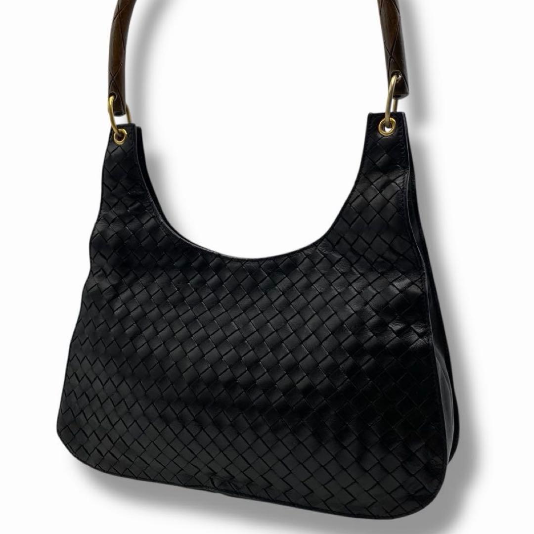 良品 ボッテガヴェネタ イントレチャート バッグ Vintage レザー 希少