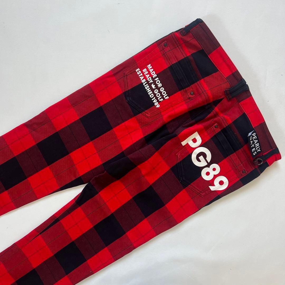 パーリーゲイツ セットアップ チェック柄 ジャケット パンツ メンズ