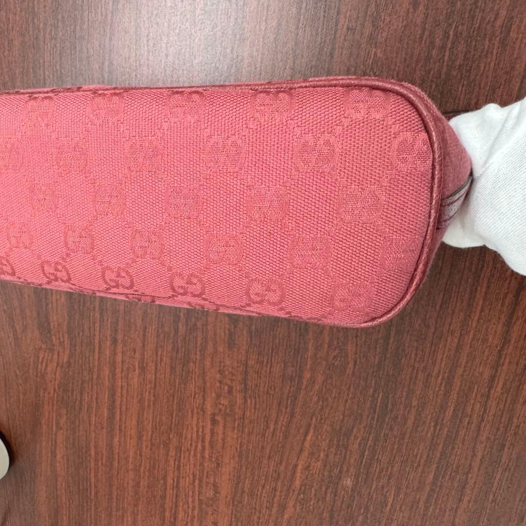 GUCCI ポーチ ピンク 26cm×12cm×8.5cm