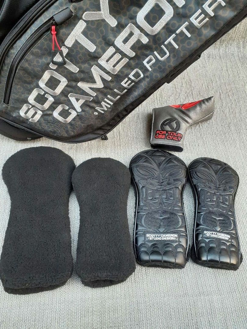 スコッティキャメロン キャディバック UT.PTヘッドカバー フード付き 美品