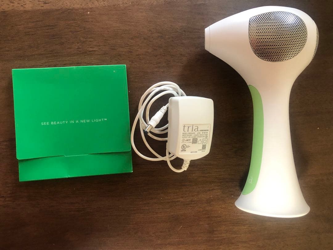 トリア 脱毛器 ホワイト・グリーン4X