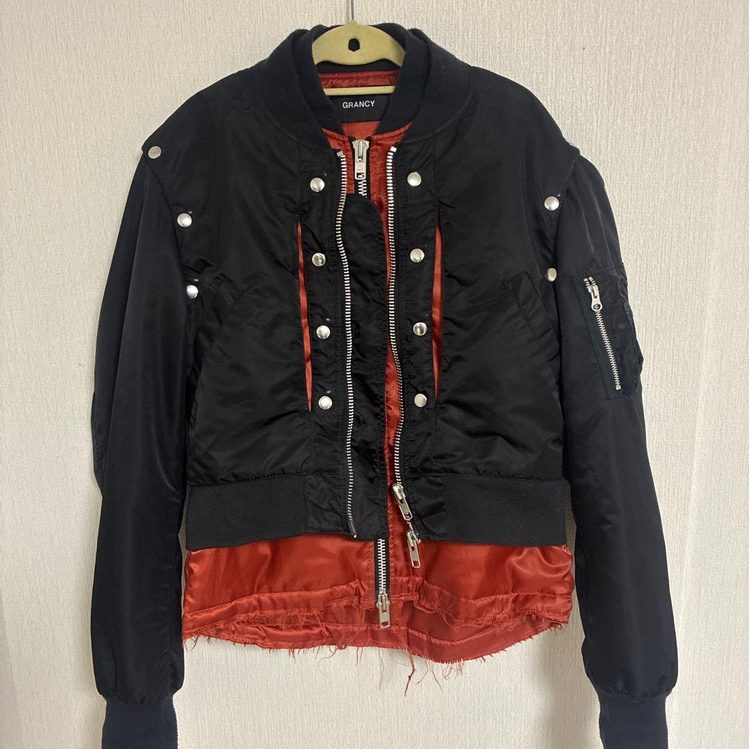 GRANCY Volume LayeredDesign MA-1 ブラック L