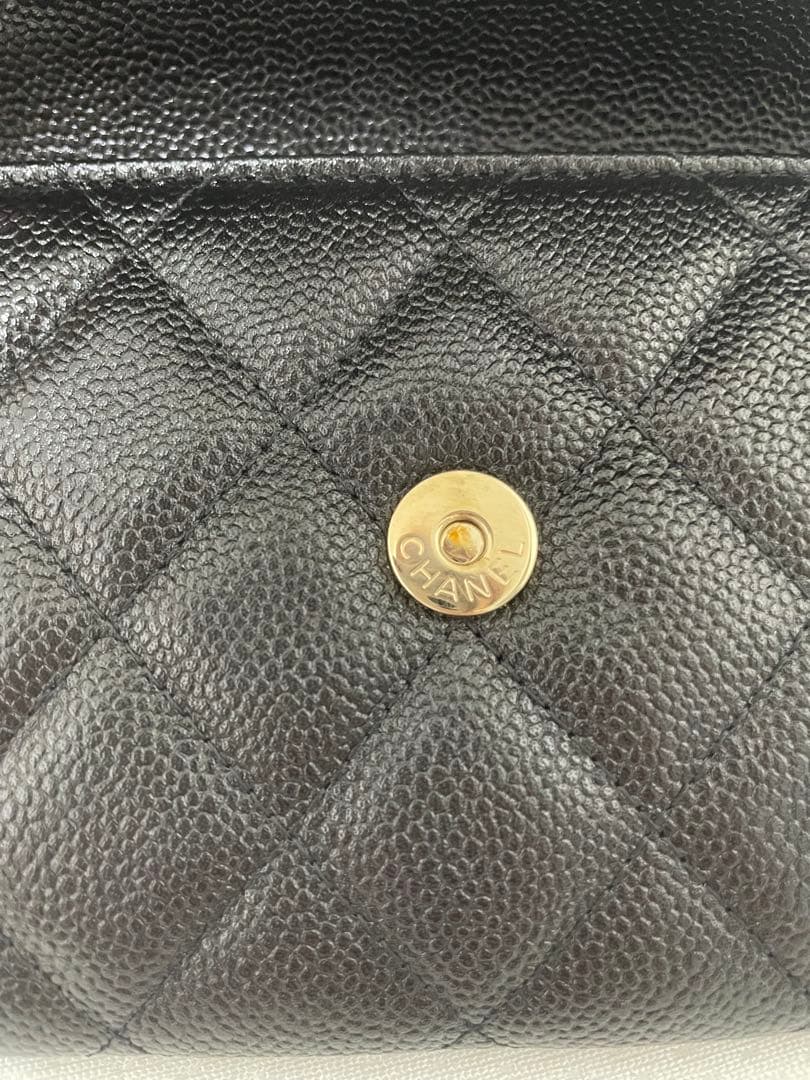 お正月セール！CHANEL ブラック レザー 長財布