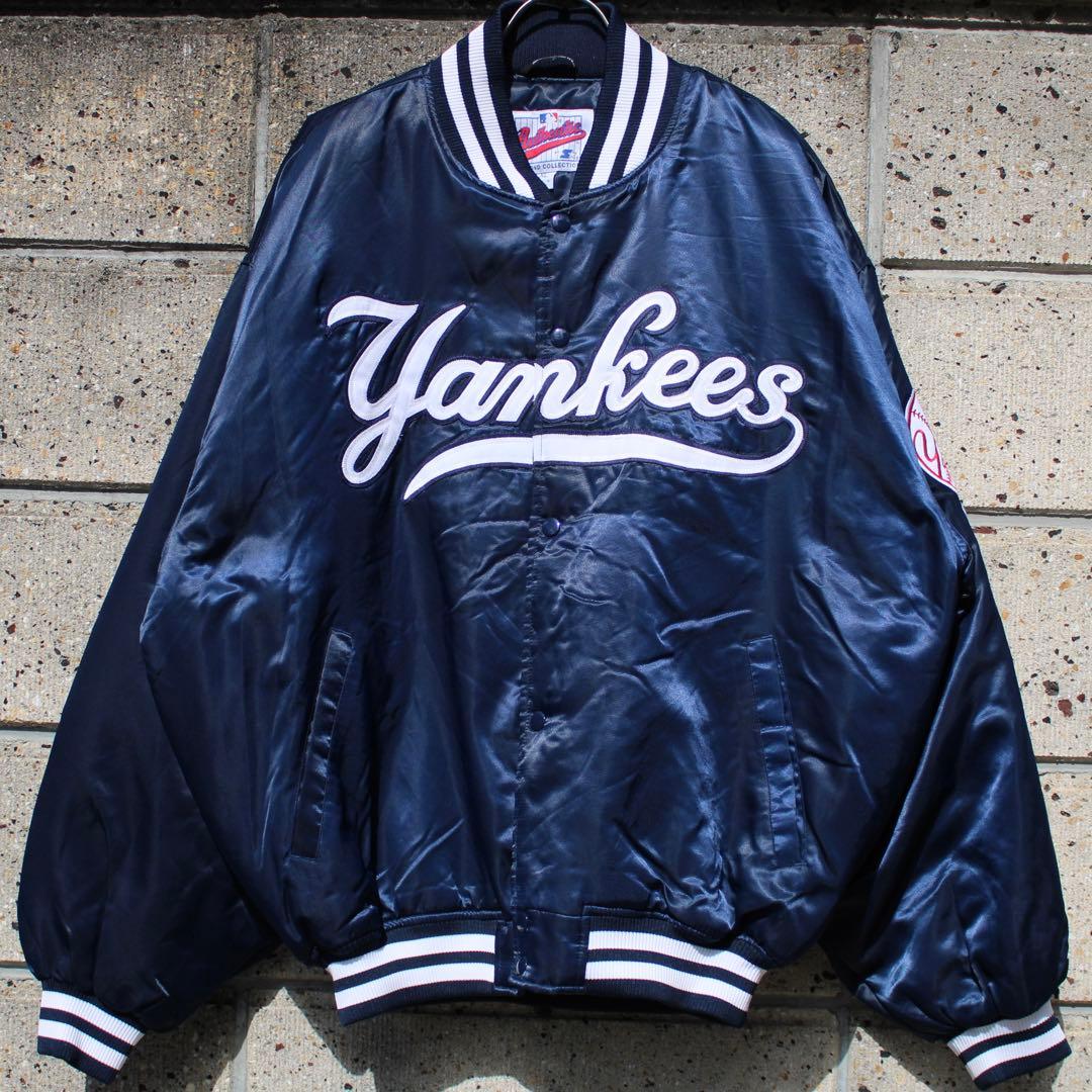 定番古着 Starter90s~00s ニューヨーク ヤンキース XLスタジャン