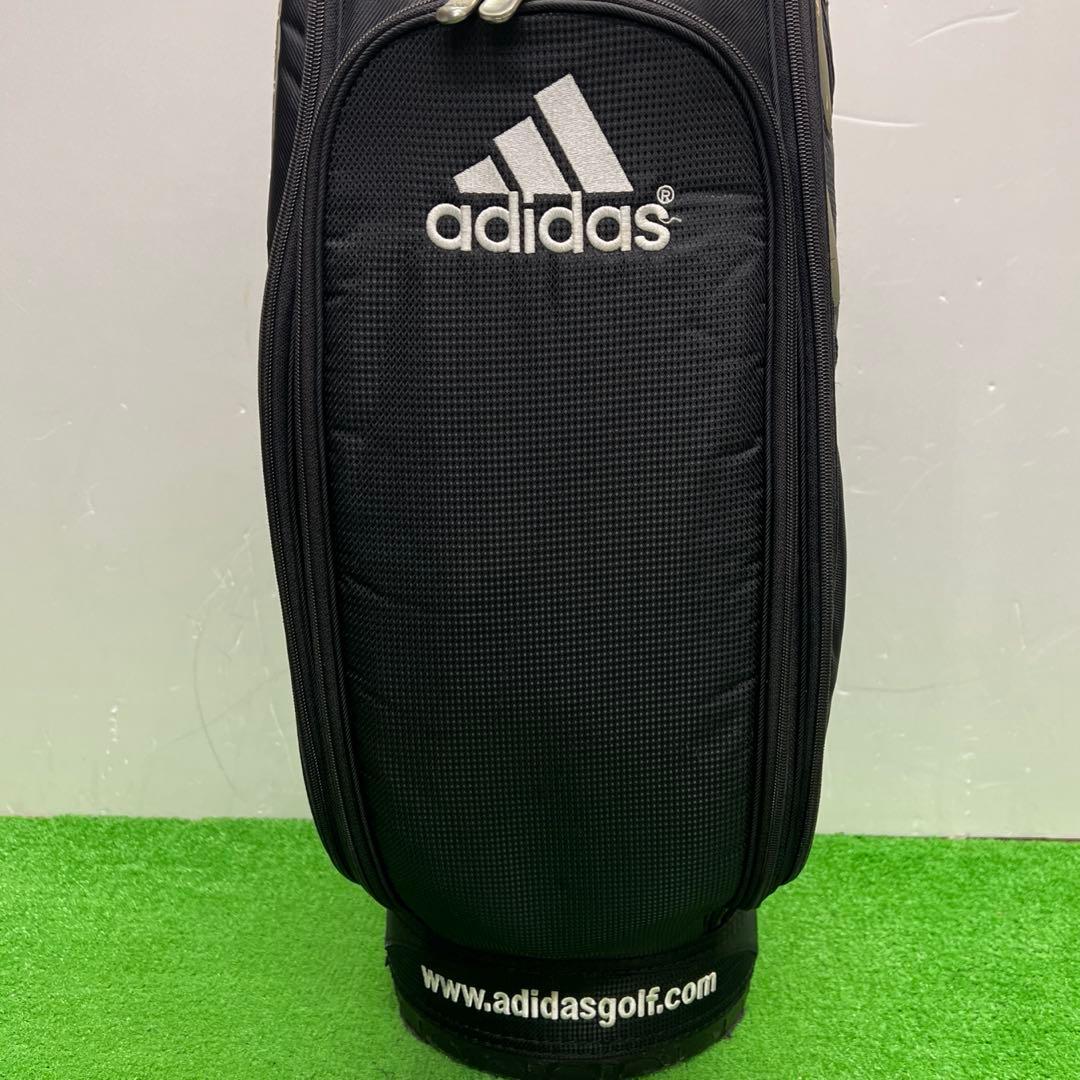 アディダス adidas ゴルフバッグ　8インチ　ブラック　中古品　メンズ
