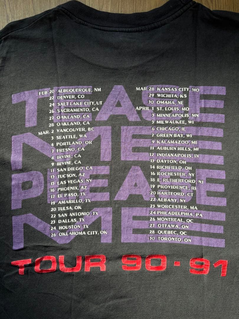 トップス SCORPIONS TEASE ME PLEASE ME TOUR 90-91
