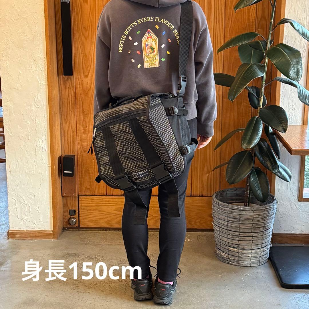 90's Stussy ショルダーバッグ(レコードバッグ)