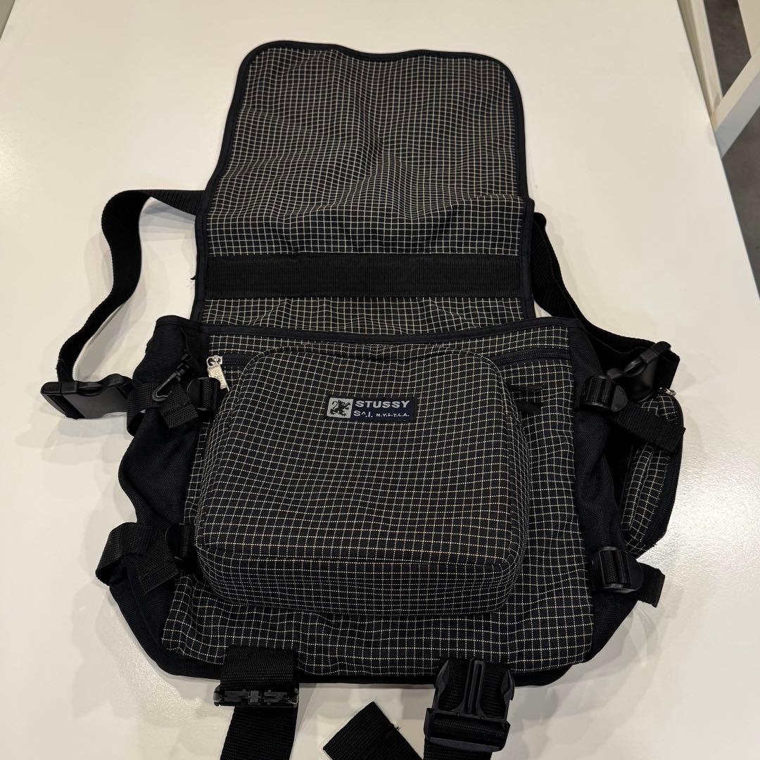 90's Stussy ショルダーバッグ(レコードバッグ)