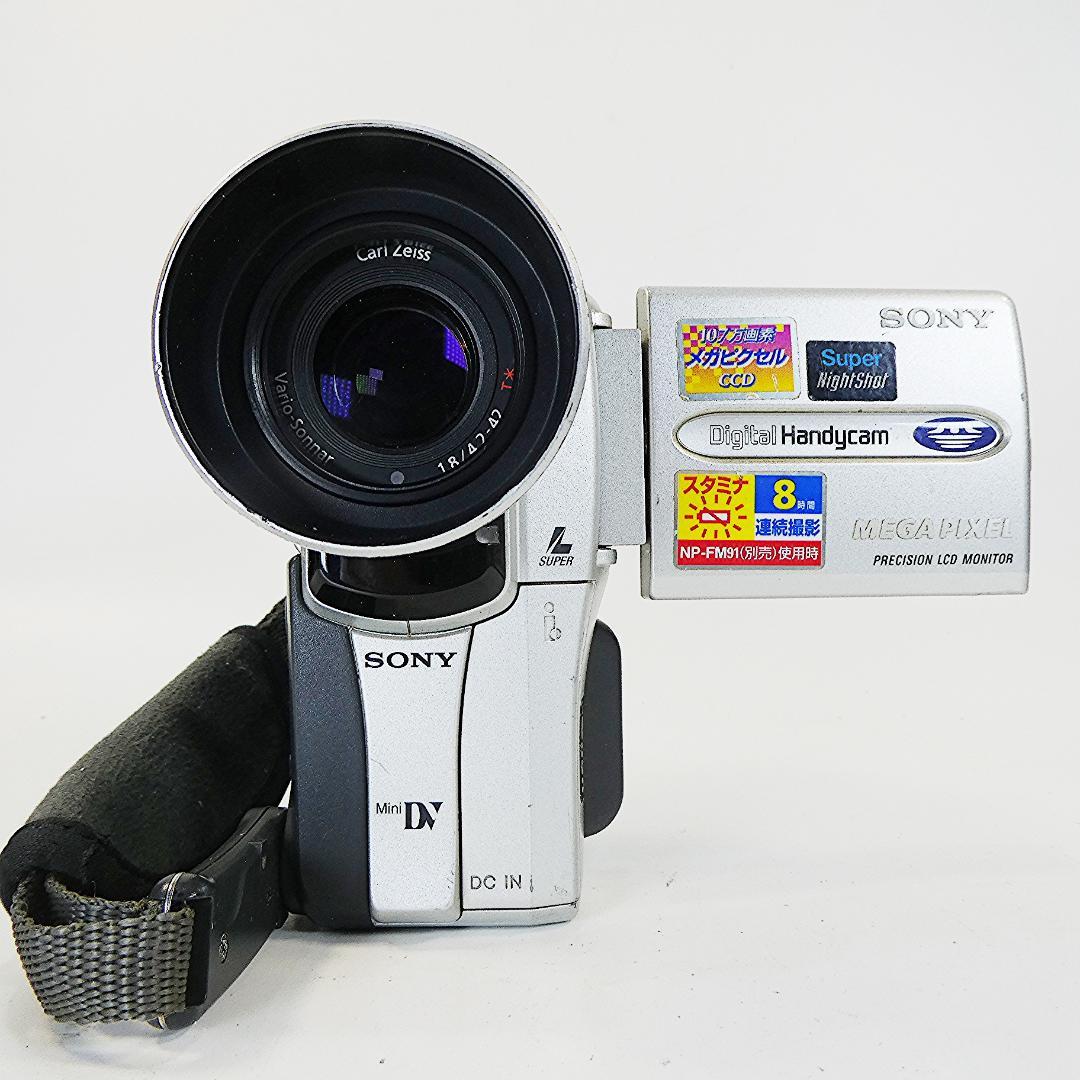 動作品 ソニーDCR-PC110 MiniDV ビデオカメラ DVDダビングに
