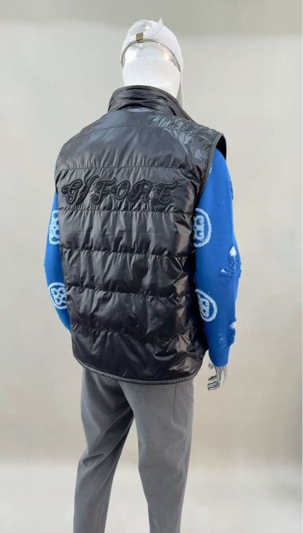 G/FORE ジーフォア ゴルフ メンズファーベスト 両面着ベスト サイズXXL