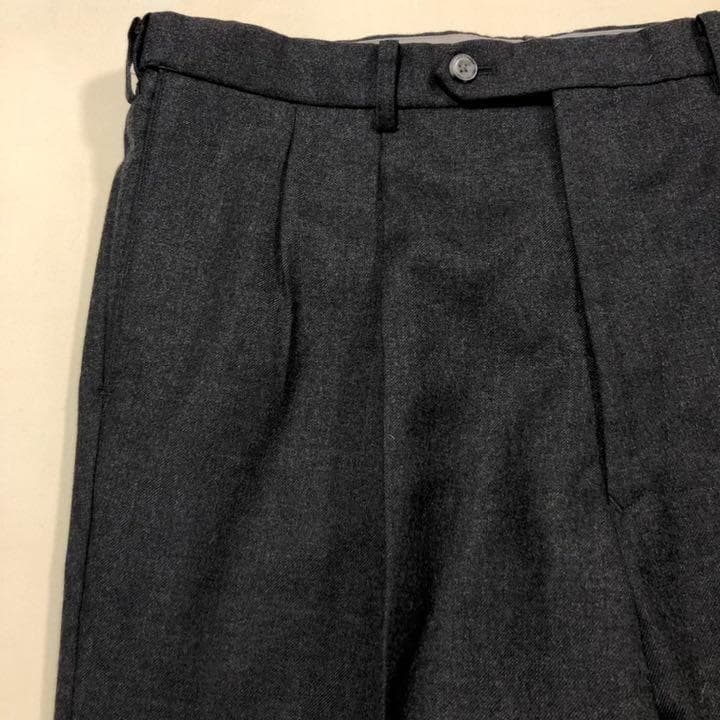マンシングウェア◆ウール100 ゴルフパンツ◆ブラック サイズ91