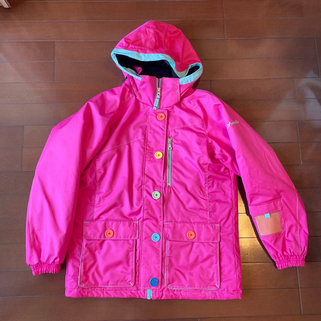Phenix 子ども用スキーウェア Mサイズ ピンク