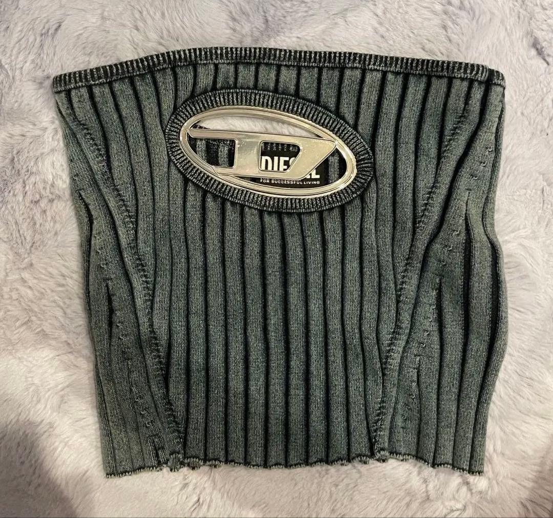 DIESEL M-Clarksville チューブトップ ベアトップス　S