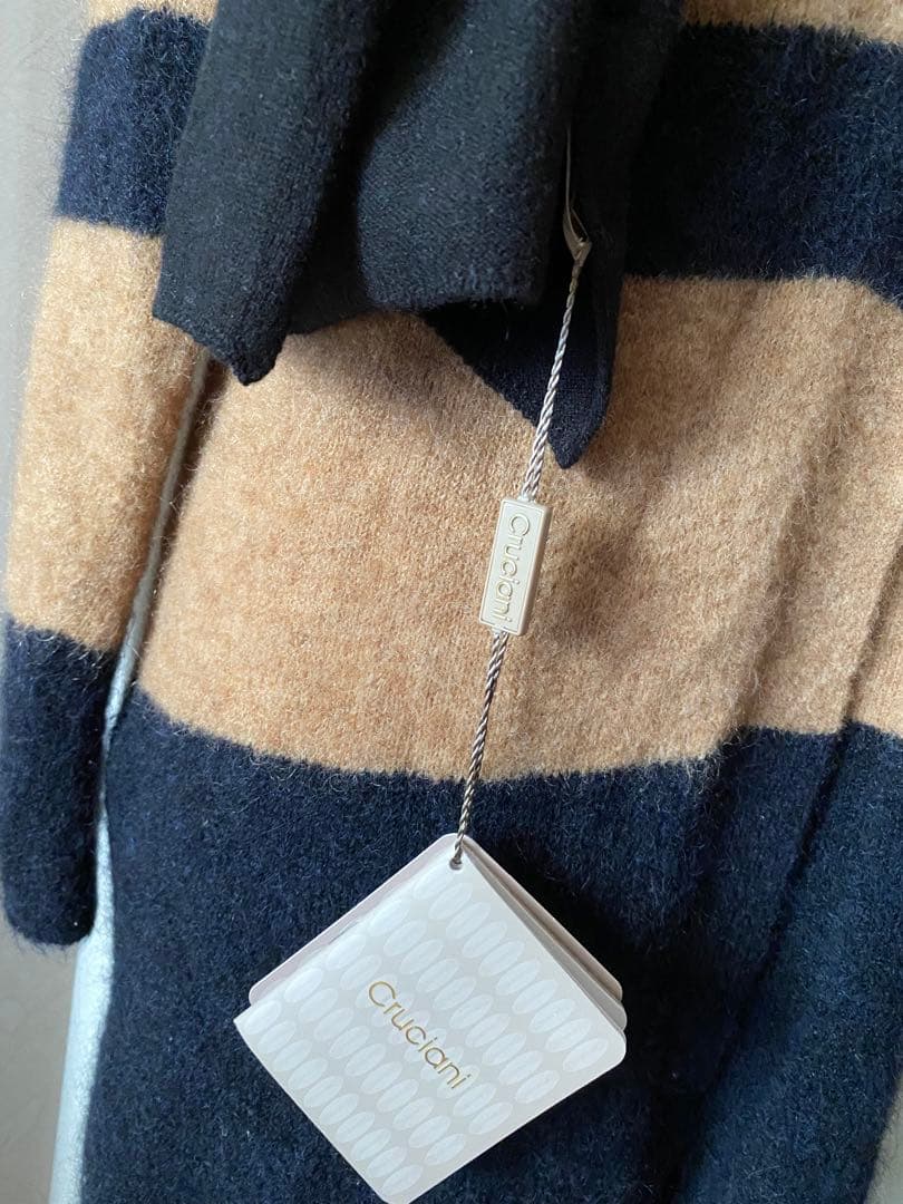 クルチアーニのカシミヤ ニットマフラーcruciani