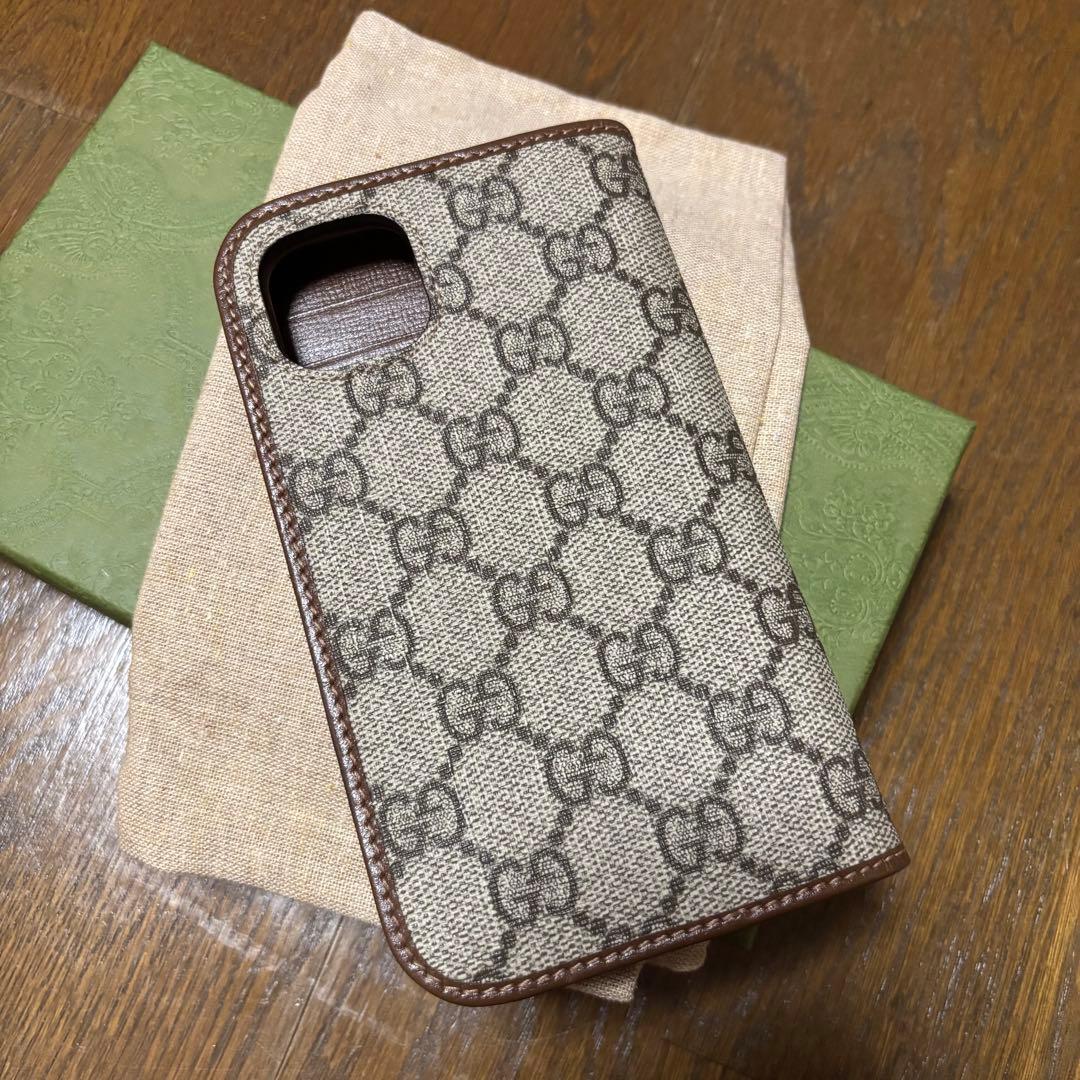 GUCCI グッチ GG ウォレット付き iPhone15 ケース