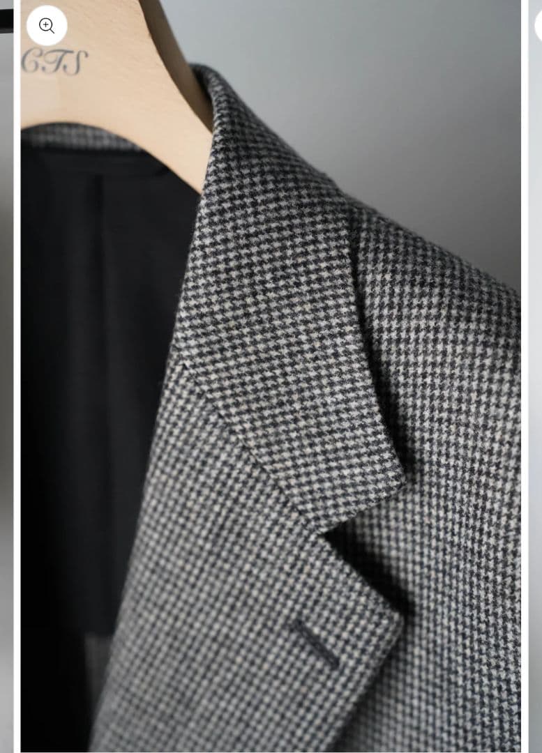 HEUGN（ユーゲン） Saint ウールハウンドトゥース2Bジャケット - メルカリ