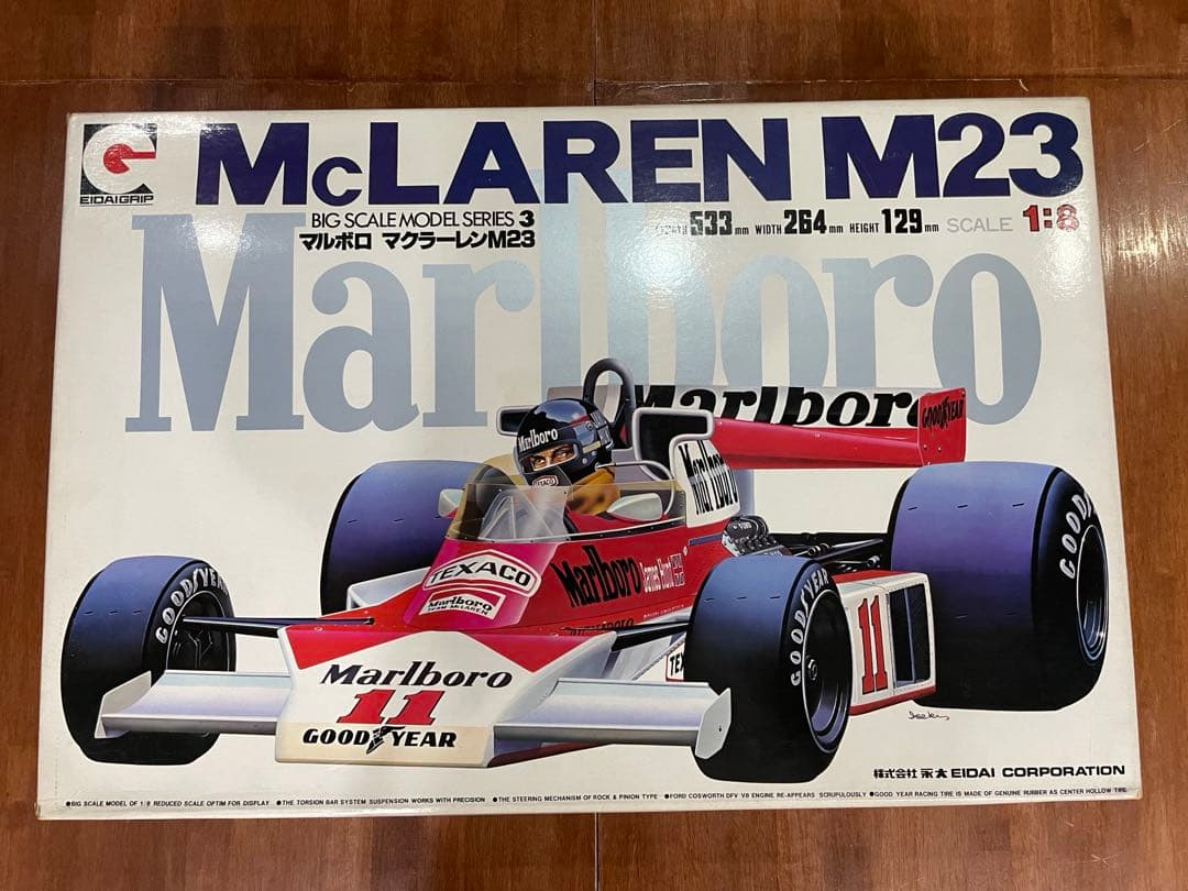 エイダイグリップ　マクラーレンm23 1/8スケール