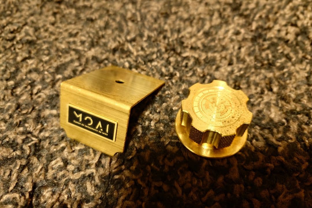 真鍮】スノーピーク フラットバーナー用 真鍮製ブラケット MOAI MOAI