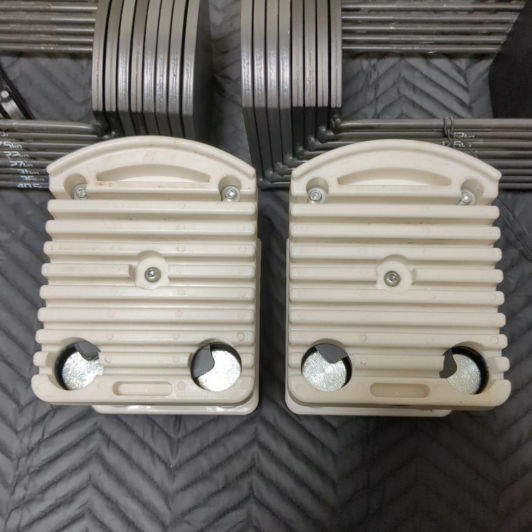 ①FIELDOOR 可変式 クイックダンベル/ブロックダンベル 最大40.5kg