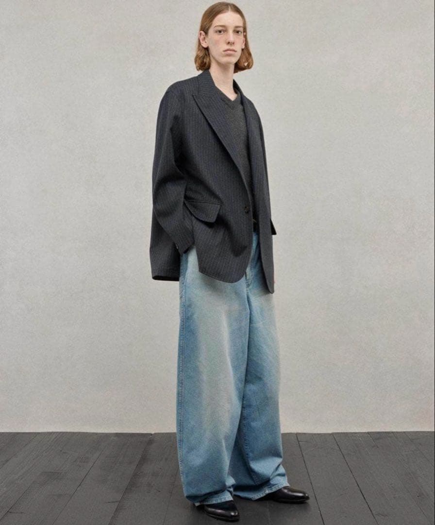 新品】THE RERACS DENIM BARREL PANTS（ブリーチ） - メルカリ