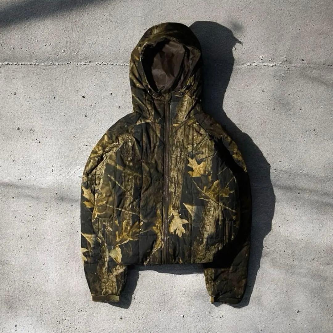 迷彩　hooded puffer jacket リアルツリー