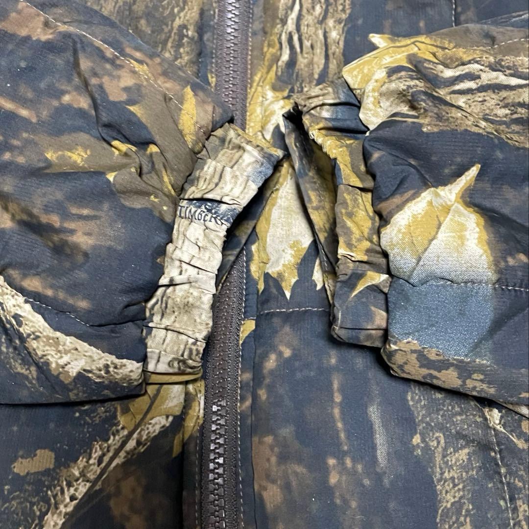 迷彩　hooded puffer jacket リアルツリー