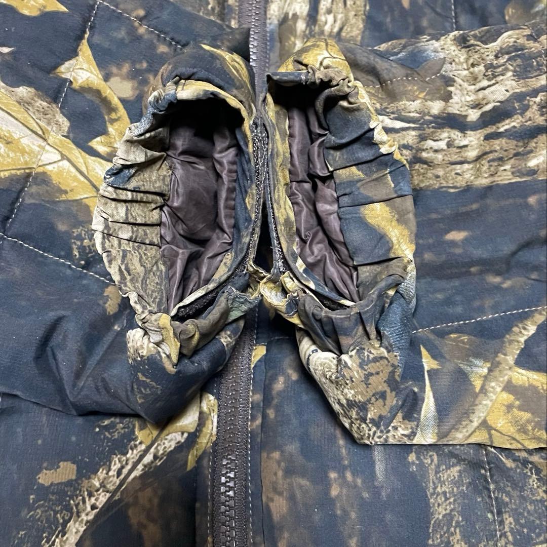 迷彩　hooded puffer jacket リアルツリー