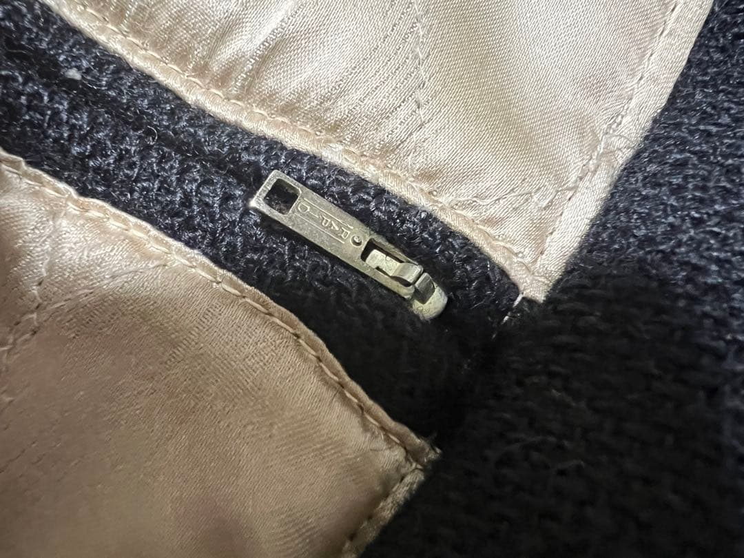 スタジャン ヴィンテージ 80s 90s LEE TREVOR France 黒