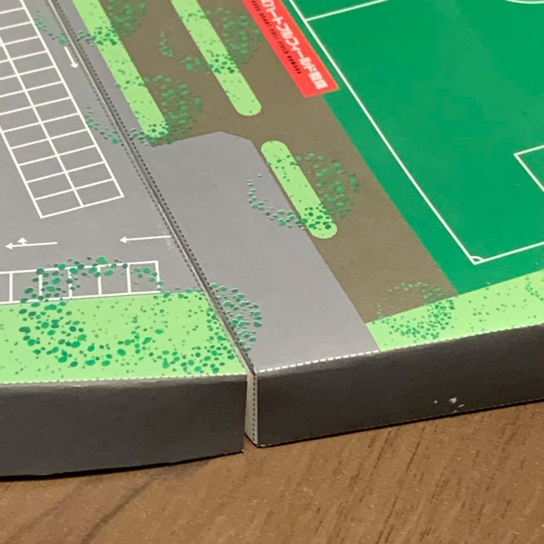 浦和駒場スタジアム ペーパークラフト　模型