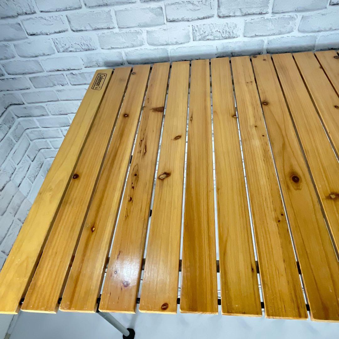 Coleman コールマン ナチュラルウッドロールテーブル 90