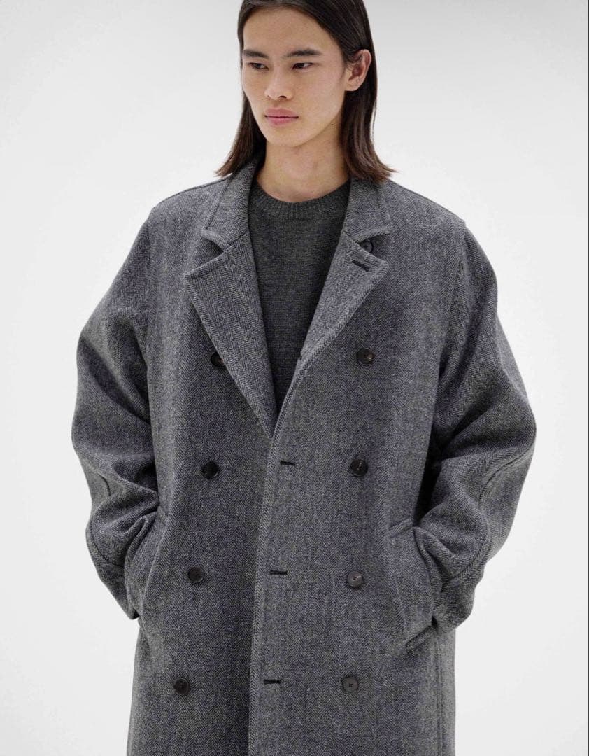 オーラリー 25AW SHETLAND WOOLダブルコート 4 - メルカリ