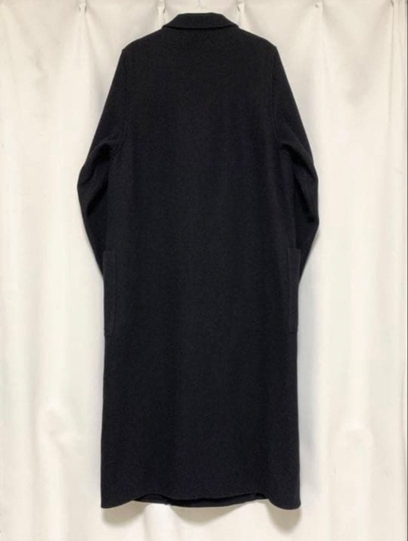 美品HYKE ラムウール メルトン ショールカラー コート