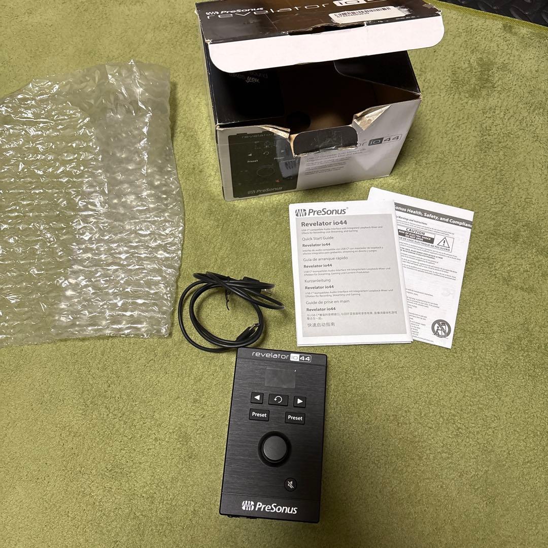 PreSonus revelator io44 オーディオインターフェイス