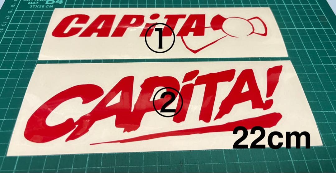 CAPITA キャピタ ステッカー22cm 2枚セット - メルカリ