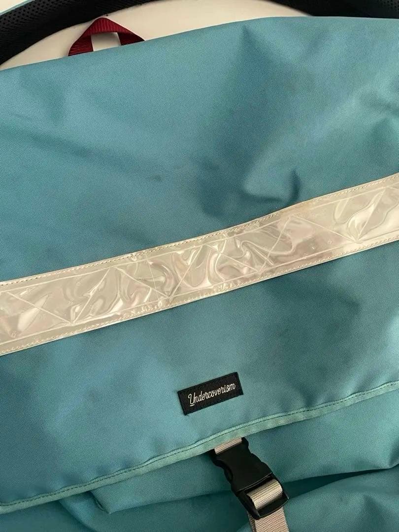 UNDERCOVER メッセンジャーバッグ　水色　リフレクター　zo bags