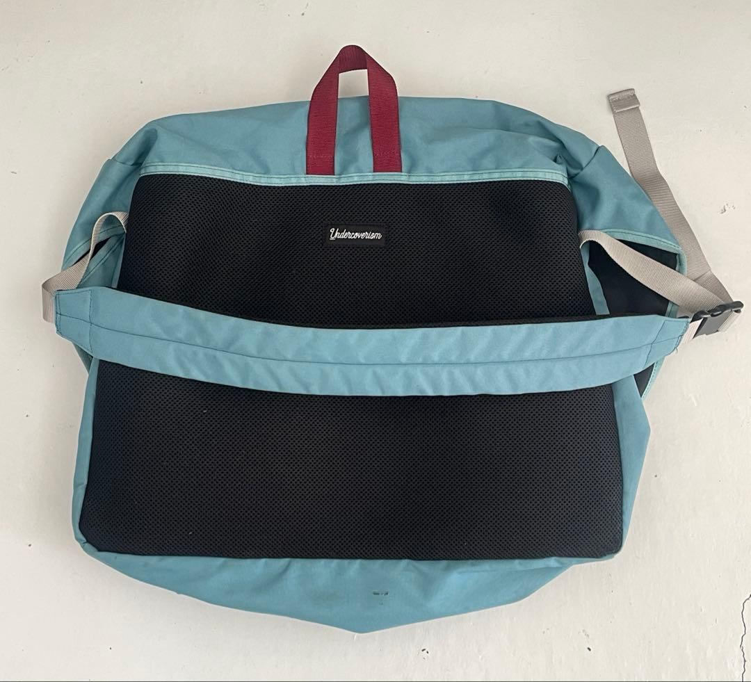UNDERCOVER メッセンジャーバッグ　水色　リフレクター　zo bags