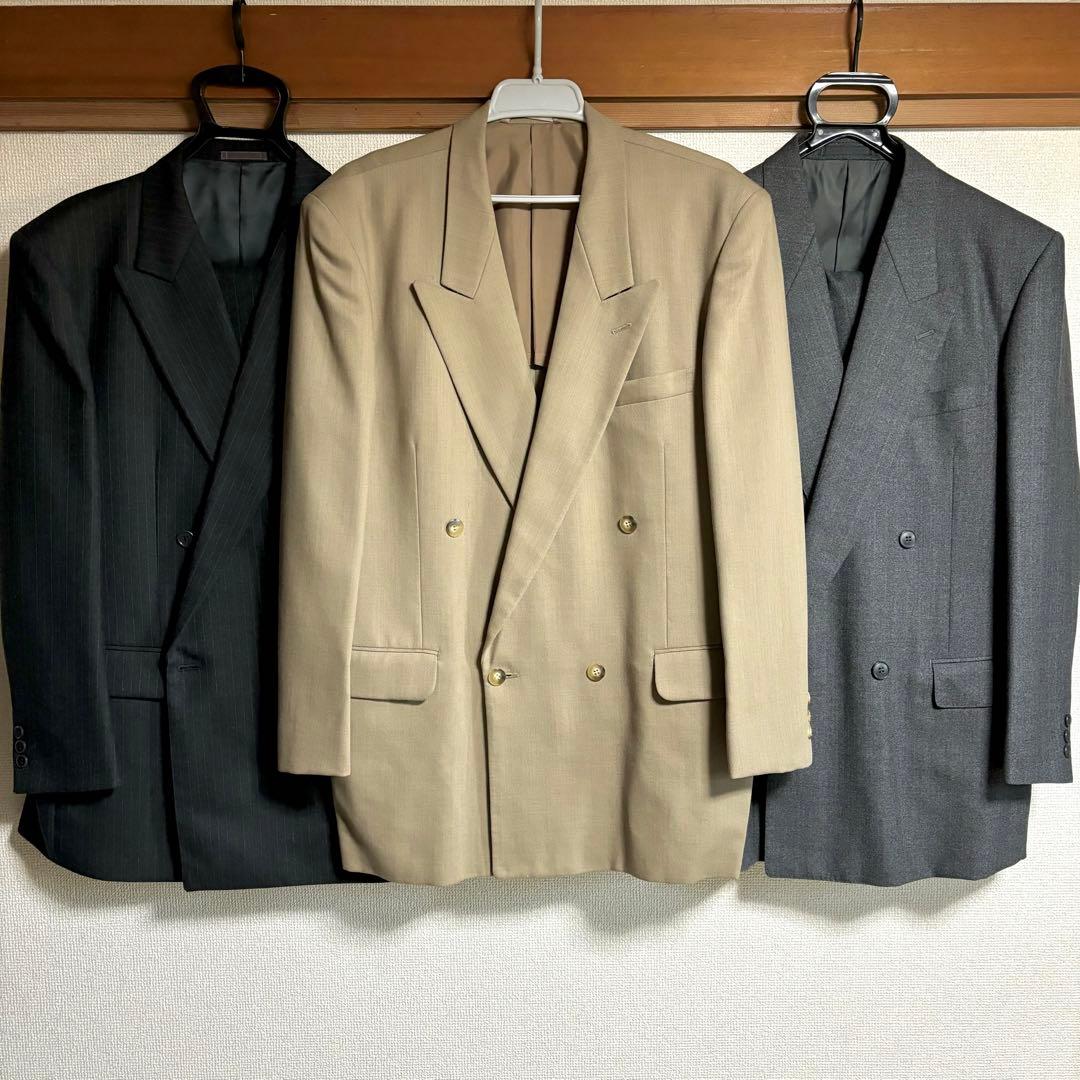 ダブルブレスト　チェスターコート　ステンカラーコート　成人式　カシミヤ　00s