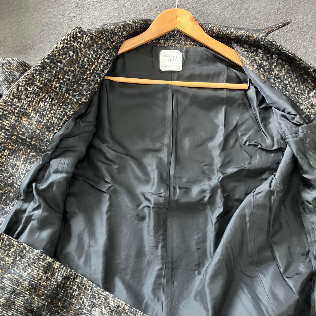 UNITEDTOKYO ステンカラーコート サイズ3 メイドインジャパン