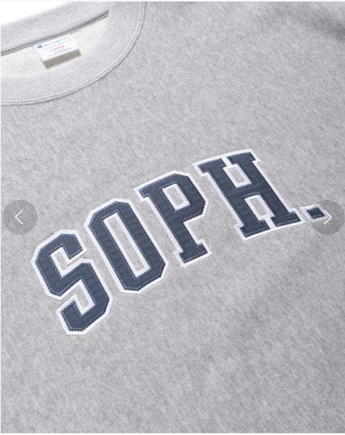 ソフネットChampion REVERSE WEAVE SWEAT グレー L