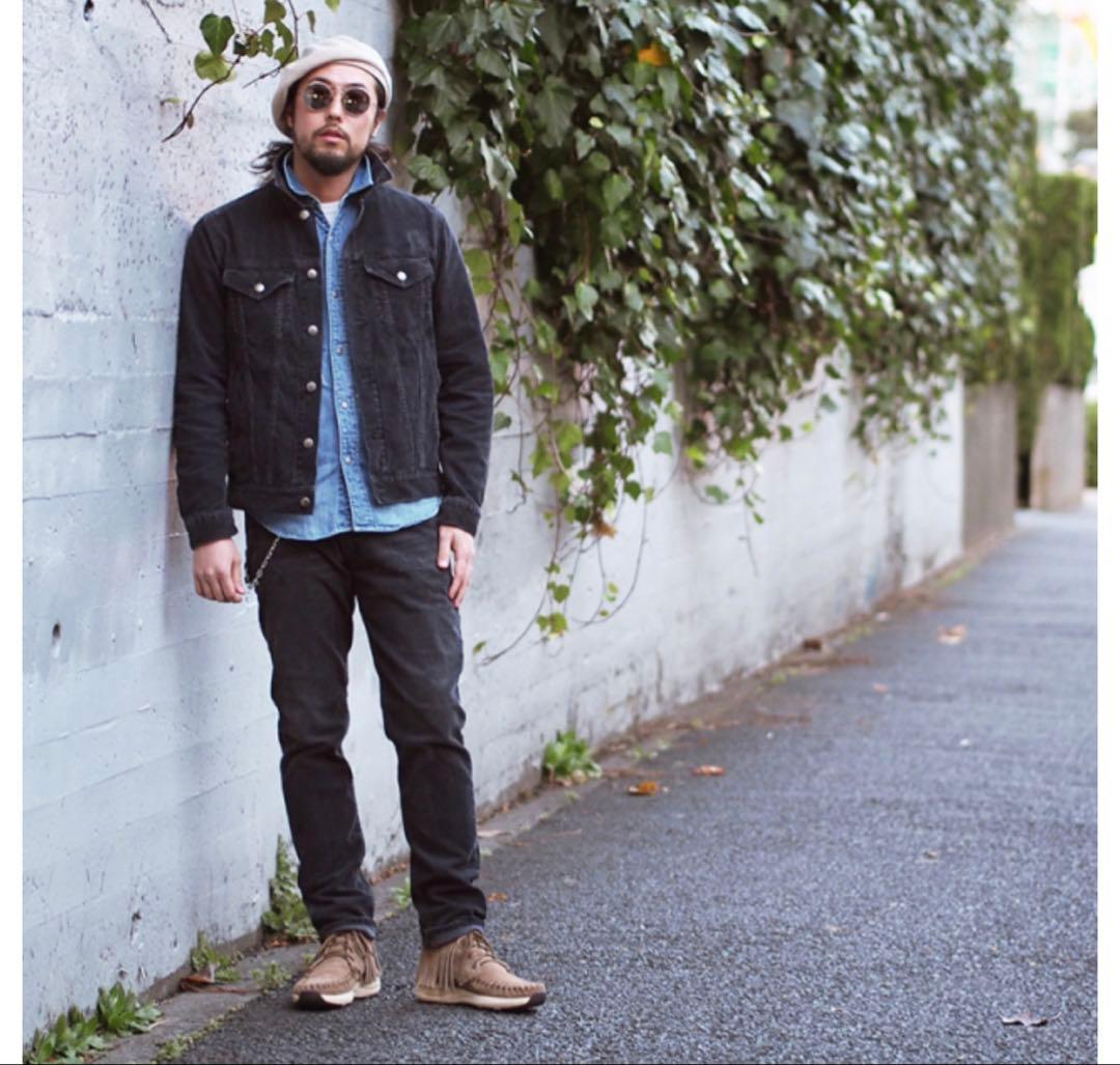 JANIS ダークグレー デニムジャケット・パンツセット