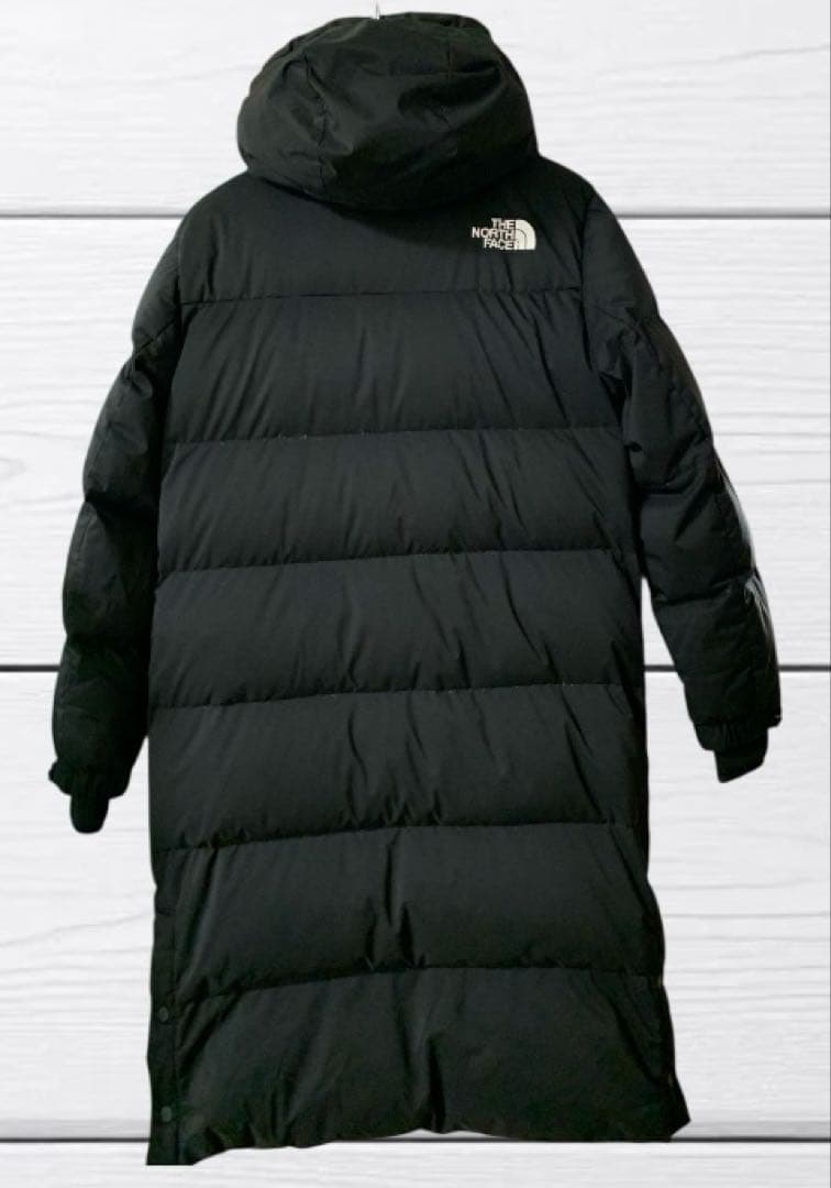 THE NORTH FACE ブラックダウンジャケット ベンチコートLサイズの通販